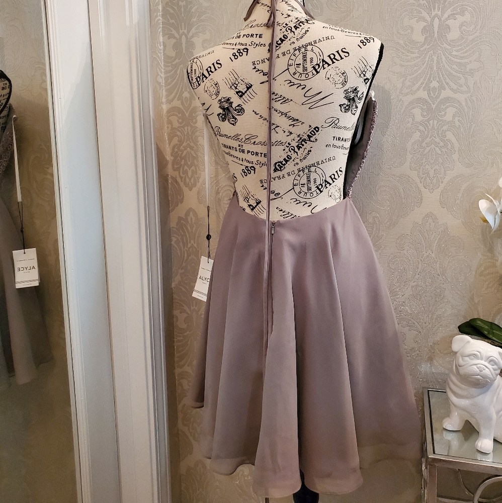 ALYCE Paris NWT Hand Beaded Gown - Picture 2 of 16